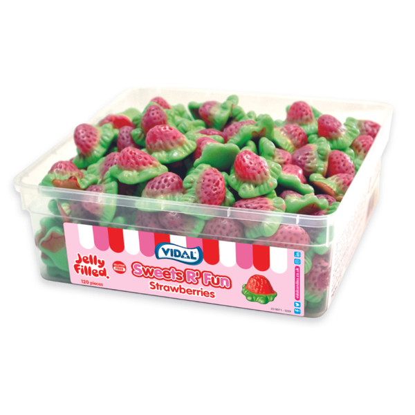 Vidal Jelly Filled Strawberries - Gluten Free