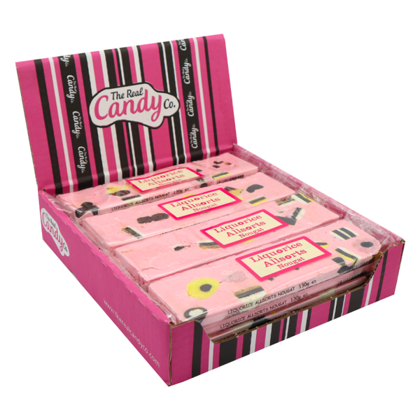 The Real Candy Co. Liquorice Allsorts Nougat Bars 150g