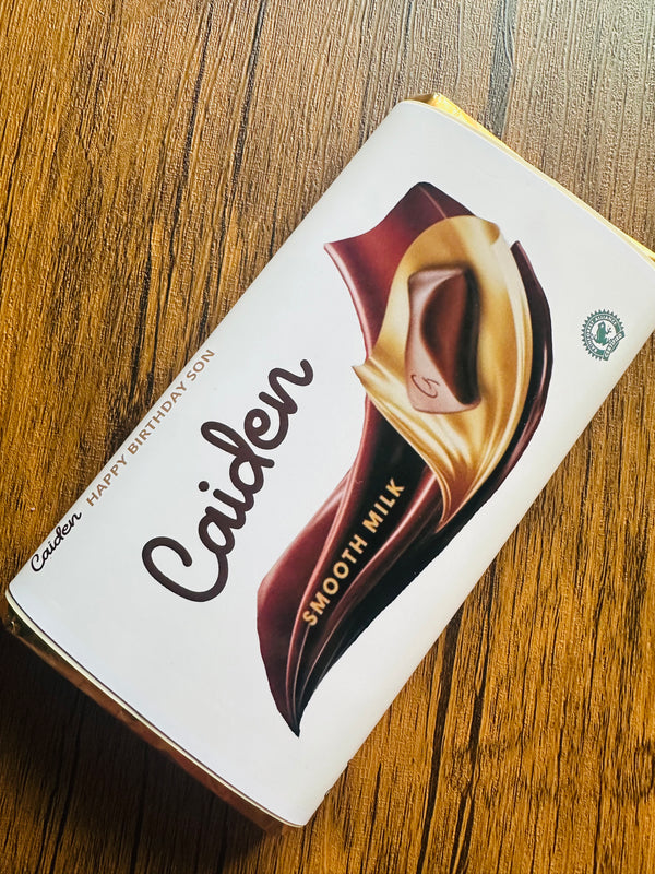 Personalised Galaxy Chocolate Bar 100g