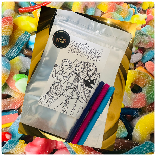 Colour me in Sweet 500g Pick n Mix Pouch - Demon Hunters Design