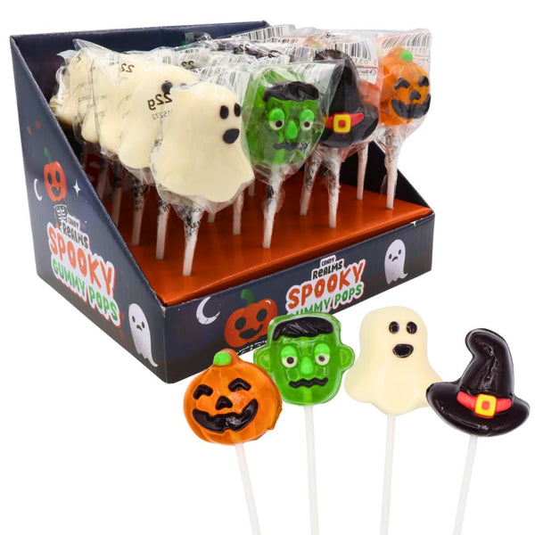 Candy Realms Spooky Gummy Pops 22g