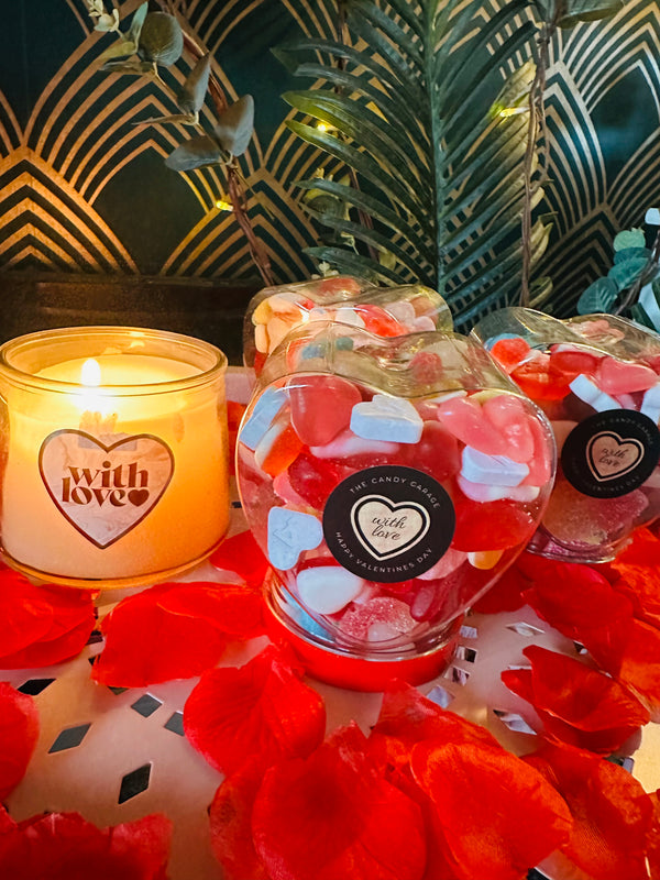 Valentines Picks Mix Heart Jar