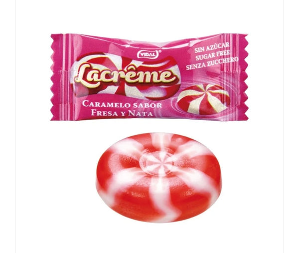 Vidal Sugar Free Strawberry La Creme Single