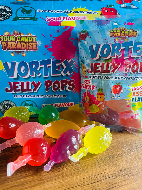 Sour Vortex Jelly Pops Jelly Fruits