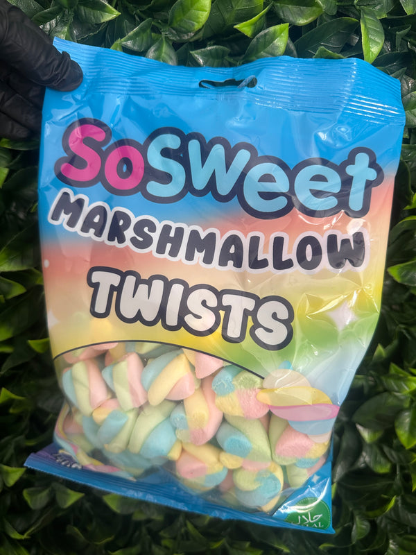 So Sweet Marshmallow Twists 140g