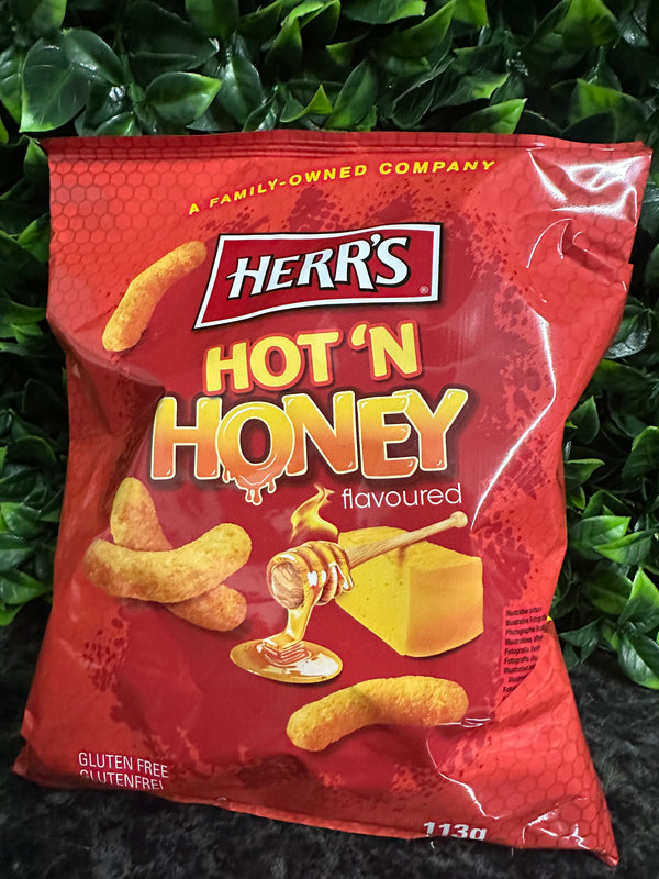 Herr’s Hot ‘N Honey Cheese Curls 113g