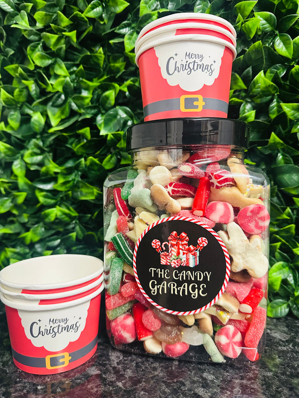 1.5kg Christmas Sharing Tub With Cups