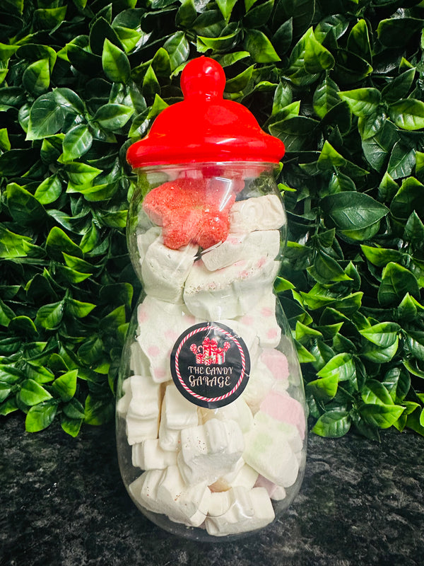 Snowman Marshmallow Jar