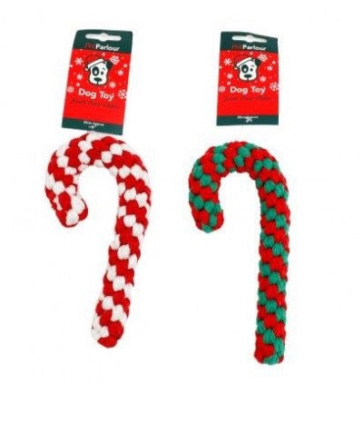 Candy Cane Shape Dog Rope Toy