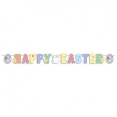 Happy Easter Die Cut Banner