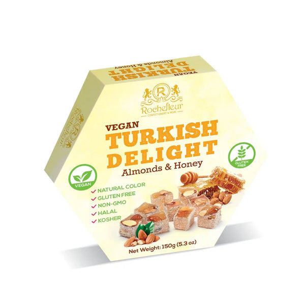 Rochefleur Almonds & Honey Turkish Delight 150g